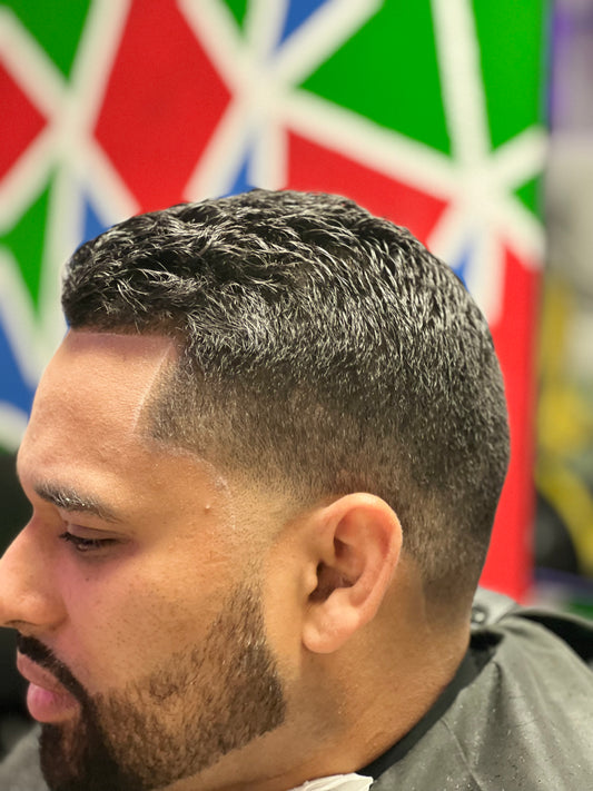 Haircut & Beard Trim - Premium Barbering Services from Litty Slumz - Just $45! Shop Now & Pay Later; Only Available For Clothing Apparels.